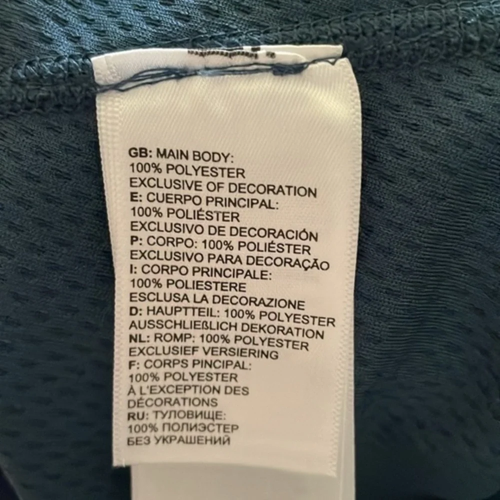 The North Face Men’s Essential Half Zip Mid Layer Top Jacket‎ Large Blue Black